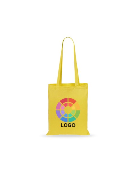 Bolsa de Algodón Reutilizable 36 x 40 cm Asa Larga (140 gramos).