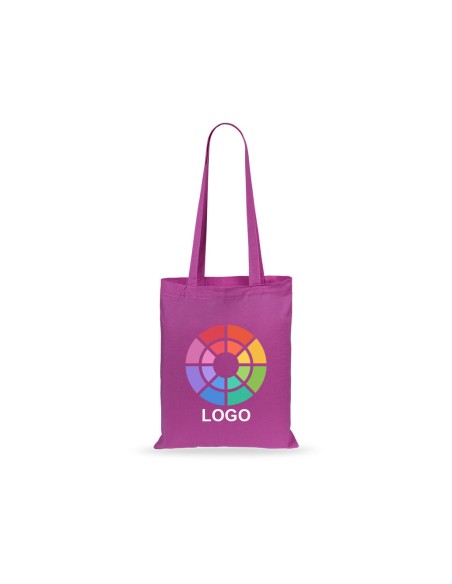 Bolsa de Algodón Reutilizable 36 x 40 cm Asa Larga (140 gramos).