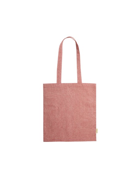 Bolsa de Algodón Reciclado de 38 x 42 cm Asa Larga (120 gramos).
