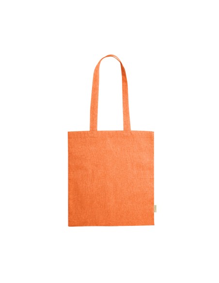Bolsa de Algodón Reciclado de 38 x 42 cm Asa Larga (120 gramos).