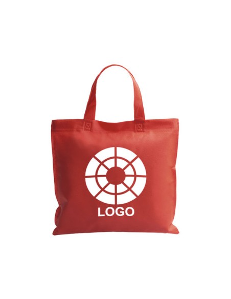 Bolsa de Tela non-woven termosellada de 38 x 35 cm Asa Corta