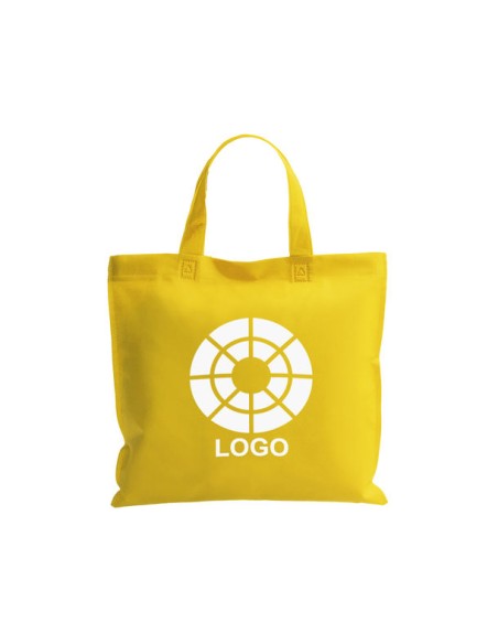 Bolsa de Tela non-woven termosellada de 38 x 35 cm Asa Corta