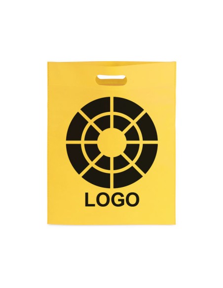 Bolsa de Tela non-woven termosellada de 34 x 43 cm Asa Troquelada