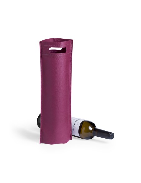 Bolsa de Tela non-woven termosellada de 16 x 44 + 6,5 cm y Asa Troquelada