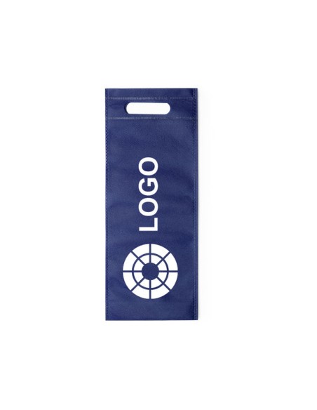 Bolsa de Tela non-woven termosellada de 16 x 44 + 6,5 cm y Asa Troquelada