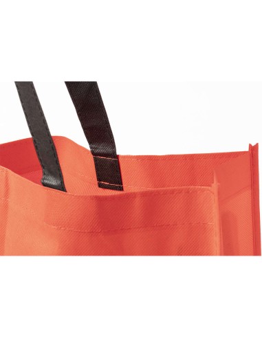 Bolsa de Tela non-woven con fuelle de 40 x 32 +...