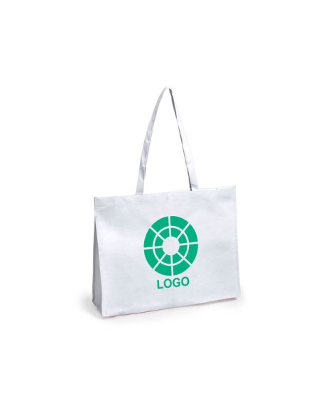 Bolsa de Tela non-woven con fuelle de 52 x 40,5 +15  cm Asa Larga