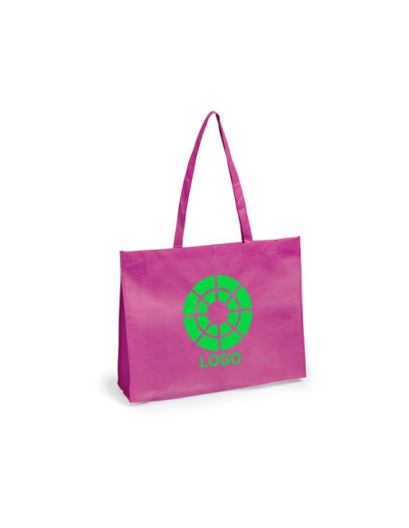 Bolsa de Tela non-woven con fuelle de 52 x 40,5 +15  cm Asa Larga
