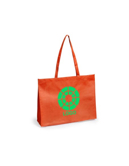 Bolsa de Tela non-woven con fuelle de 52 x 40,5 +15  cm Asa Larga