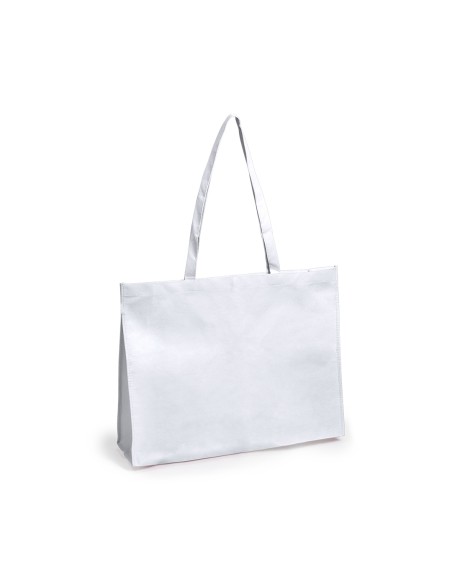 Bolsa de Tela non-woven con fuelle de 52 x 40,5 +15  cm Asa Larga