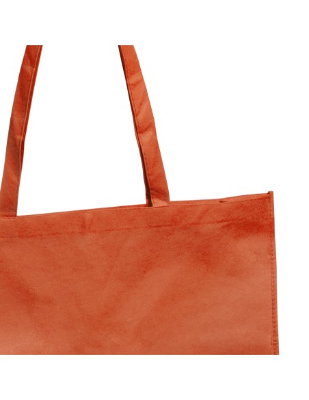 Bolsa de Tela non-woven con fuelle de 52 x 40,5 +15  cm Asa Larga