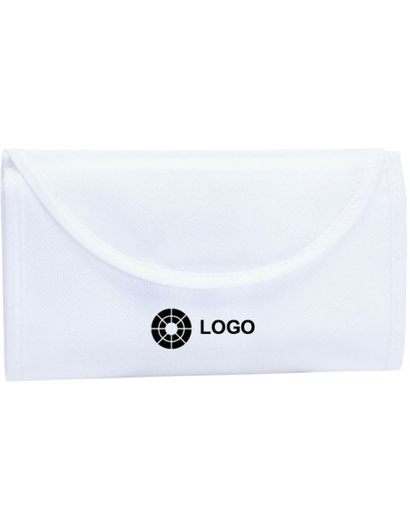 Bolsa de Tela non-woven Plegable de 38 x 42 cm Asa Corta