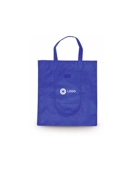 Bolsa de Tela non-woven Plegable de 38 x 42 cm Asa Corta