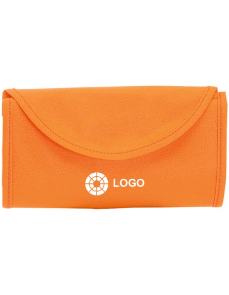 Bolsa de Tela non-woven Plegable de 38 x 42 cm Asa Corta