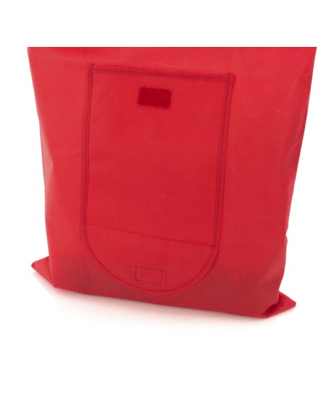 Bolsa de Tela non-woven Plegable de 38 x 42 cm Asa Corta