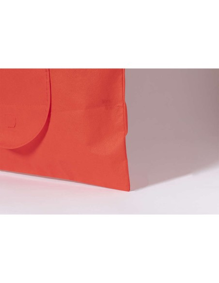 Bolsa de Tela non-woven Plegable de 38 x 42 cm Asa Corta