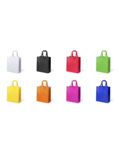 Bolsa de Tela non-woven LAMINADO, con fuelle de 35 x 40 +...