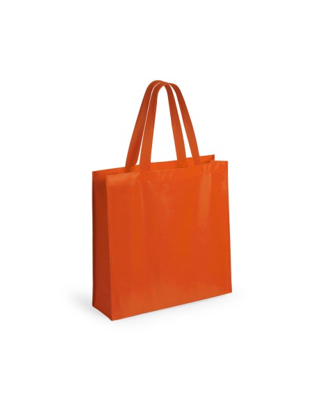 Bolsa de Tela non-woven LAMINADO, con fuelle de 38 x 38 + 12,5 cm Asa Mediana