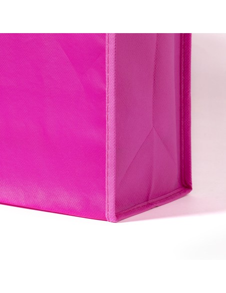 Bolsa de Tela non-woven LAMINADO, con fuelle de 38 x 38 + 12,5 cm Asa Mediana