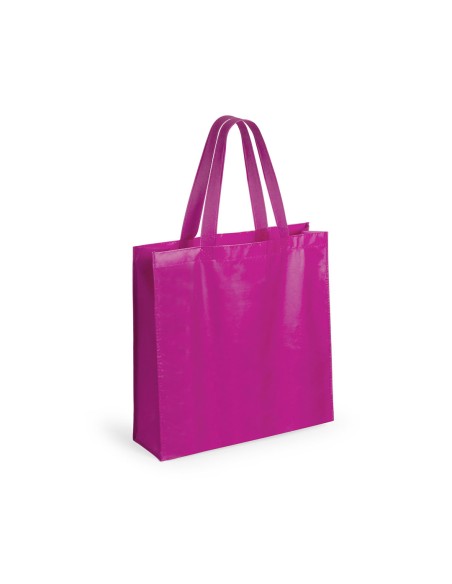 Bolsa de Tela non-woven LAMINADO, con fuelle de 38 x 38 + 12,5 cm Asa Mediana