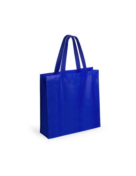 Bolsa de Tela non-woven LAMINADO, con fuelle de 38 x 38 + 12,5 cm Asa Mediana