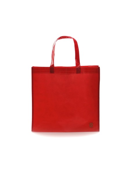 Bolsa de Tela non-woven LAMINADO, con fuelle de 40 x 35 + 11,5 cm Asa Mediana