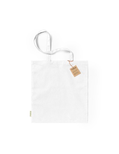 Bolsa de Algodón Orgánico 38 x 42 cm Asa Larga...