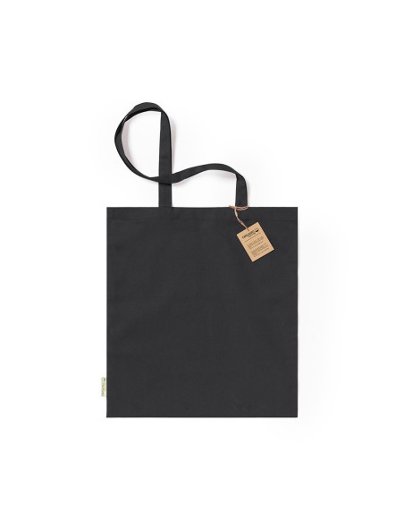Bolsa de Algodón Orgánico 38 x 42 cm Asa Larga (140 gramos).