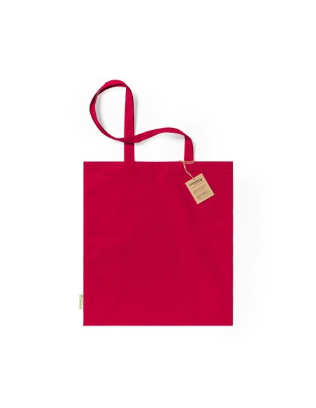 Bolsa de Algodón Orgánico 38 x 42 cm Asa Larga (140 gramos).