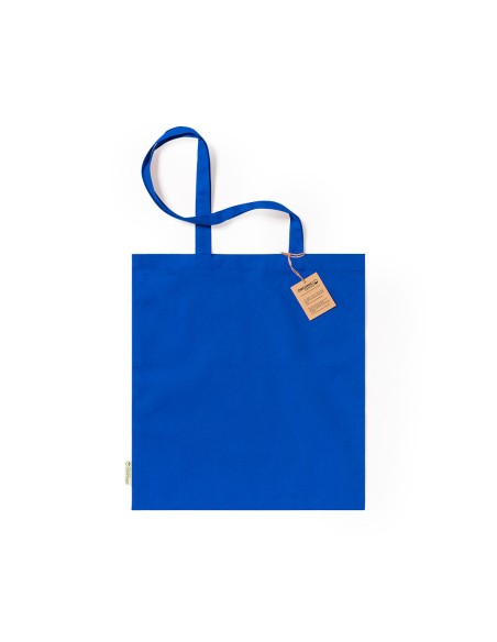Bolsa de Algodón Orgánico 38 x 42 cm Asa Larga (140 gramos).