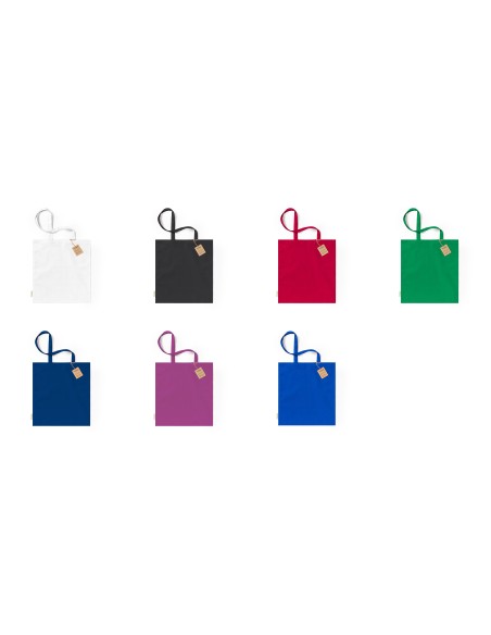 Bolsa de Algodón Orgánico 38 x 42 cm Asa Larga (140 gramos).