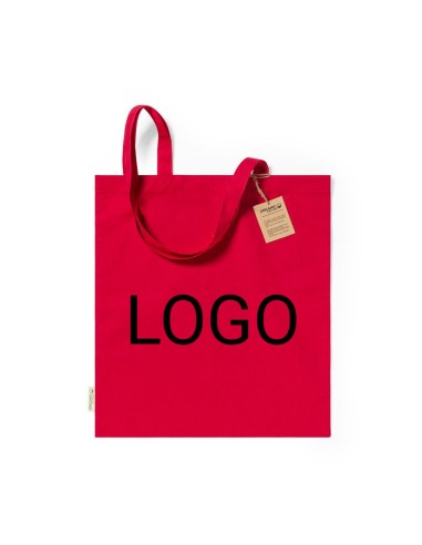 Bolsa de Algodón Orgánico 38 x 42 cm Asa Larga...