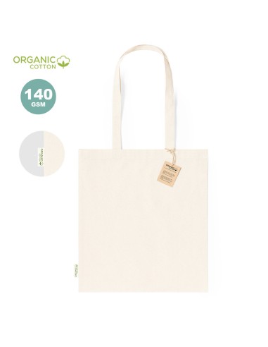 Bolsa de Algodón Orgánico 38 x 42 cm Asa Larga...