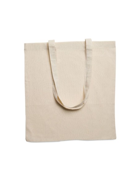 Bolsa de Algodón Orgánico 38 x 42 cm Asa Larga (140 gramos).