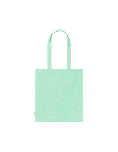 Bolsa de Algodón Reciclado de 38 x 42 cm Asa Larga (140 gramos).