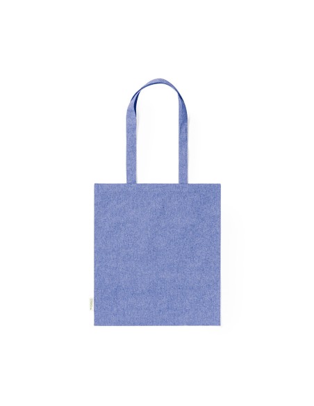 Bolsa de Algodón Reciclado de 38 x 42 cm Asa Larga (140 gramos).