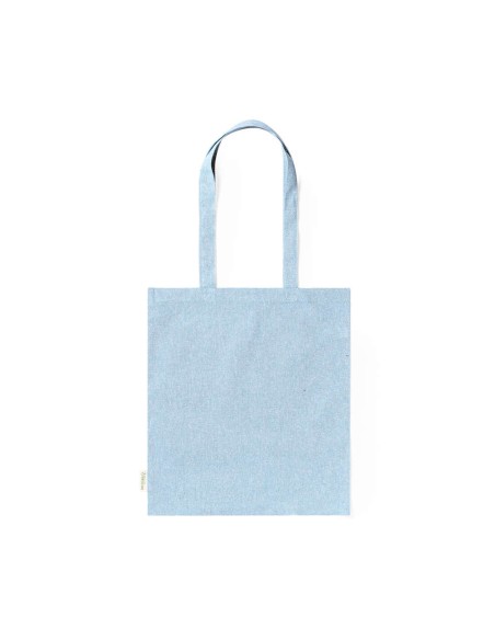 Bolsa de Algodón Reciclado de 38 x 42 cm Asa Larga (140 gramos).