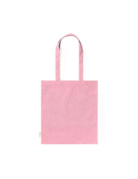 Bolsa de Algodón Reciclado de 38 x 42 cm Asa Larga (140 gramos).