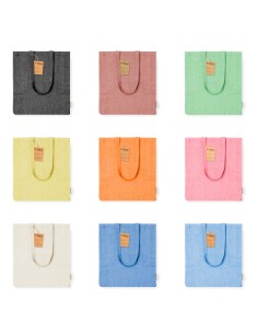 Bolsa de Algodón Reciclado con Fuelle de 38 + 8 x 42 cm...