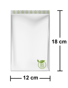 Bolsas Autocierre Zip Material 50% Reciclado 12 x 18 cm