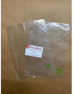 Bolsas de plástico transparente 50% Reciclado de 10 x 25 cm