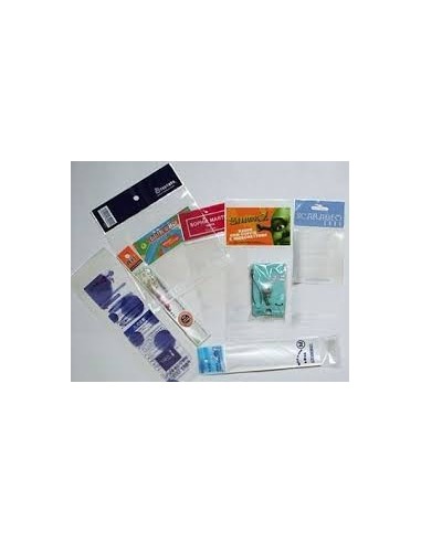 Bolsa Polipropileno con Solapa Adhesiva Impresa de 18 x 25 cm