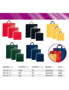 Bolsa Asa Lazo Color Rojo Standard 50x55+5 2