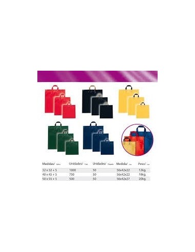 Bolsa Asa Lazo Color Negro Standard 32x32+5 cms