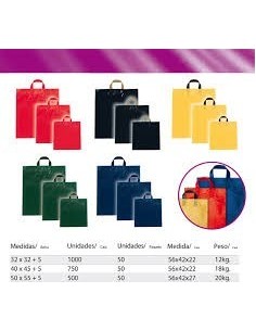 Bolsa Asa Lazo Color Verde Standard 32x32+5 cms 2