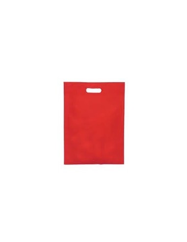 Bolsa de Papel Asa Troquelada Color Rojo 41 + 10 x 42
