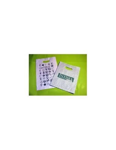 Bolsa de Papel Asa Troquel Blanca 41 +10 x 42 Personalizada
