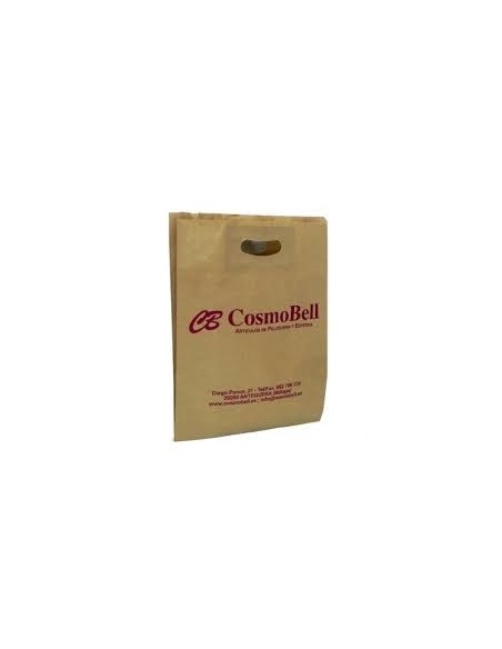 Bolsa Papel Asa Troquel Kraft 31+ 8 x 42 Personalizada