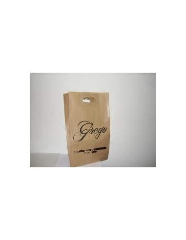 Bolsa de Papel Asa Troquel Kraft 41 +10 x 42 Personalizada