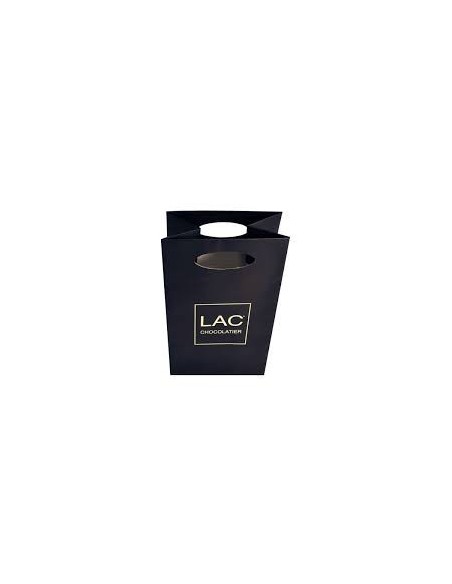 Bolsa Papel Asa Troquel Negra 31+ 8 x 42 Personalizada
